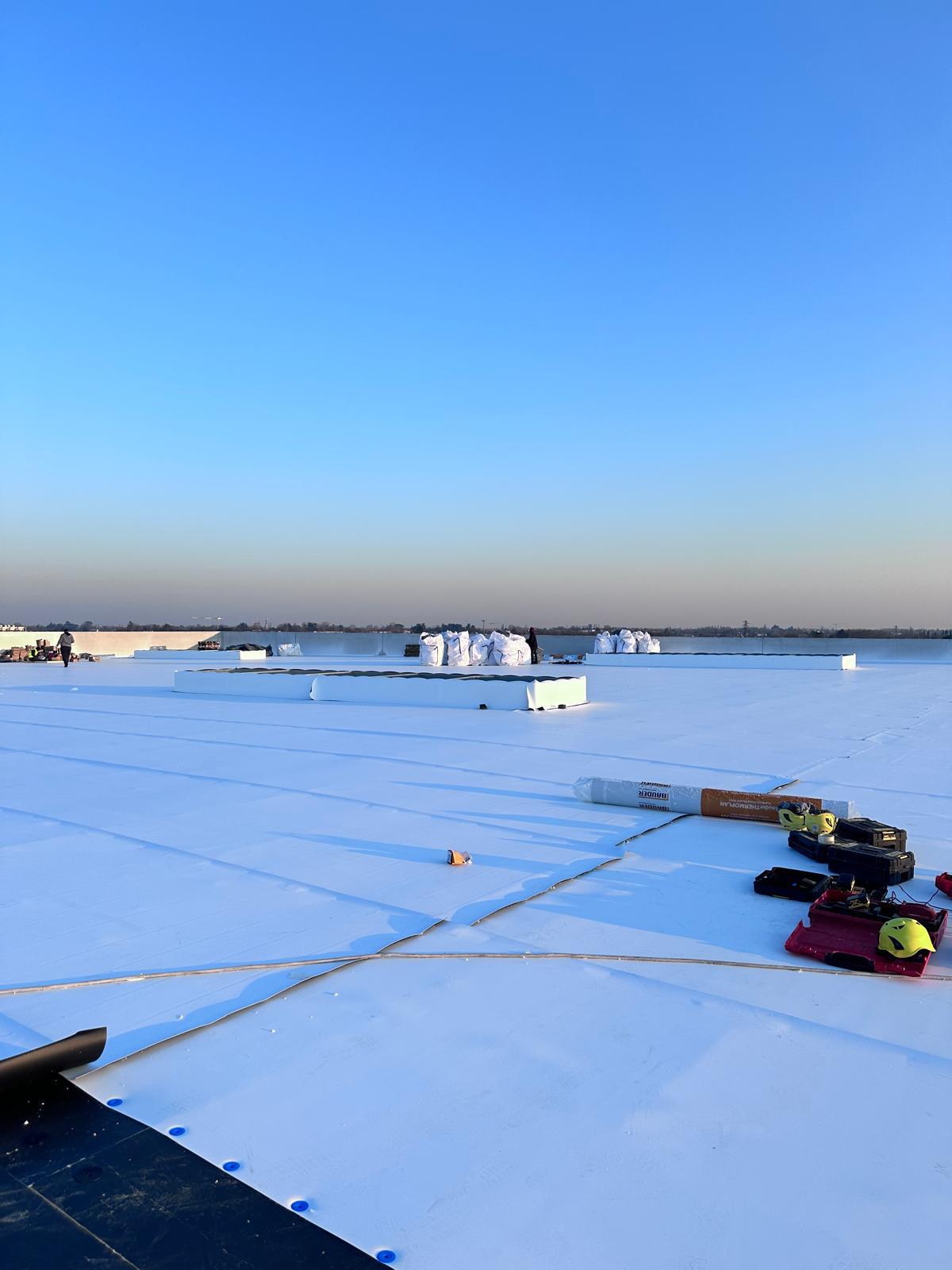 Cantiere TPO in lavorazione